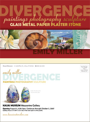 Invitation Postcard for Divergence
