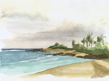 Kauai Artwork by Hawaii Artist Emily Miller - Plein Air at Wailua Kai