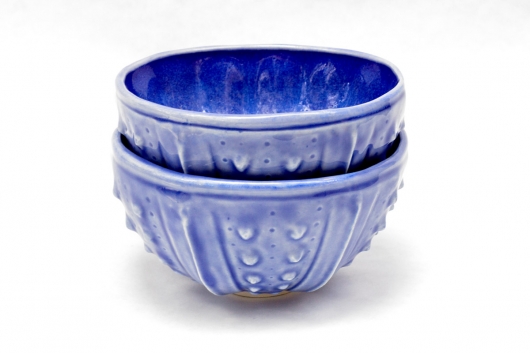 Urchin Rice Bowl - Deep Blue, $50