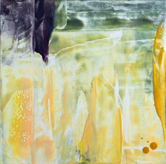 Encaustic wax painting by artist Emily Miller