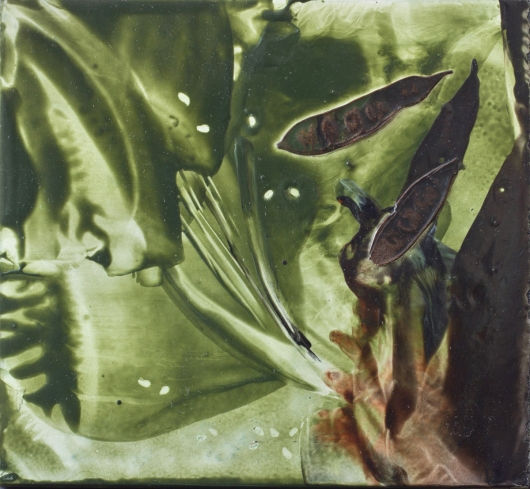 Encaustic wax painting by artist Emily Miller