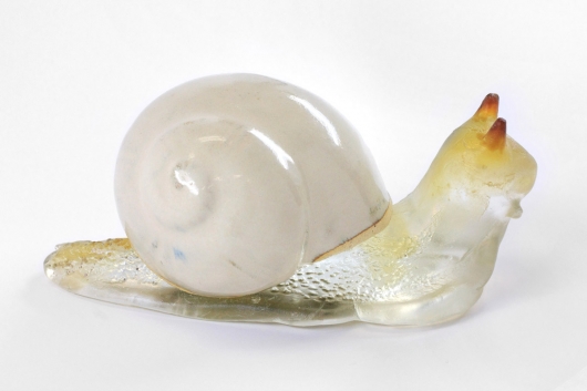 Escargatoire (Big Yellow Snail + White Shell), $80