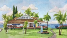 Hawaii home painting by commission artist Emily Miller