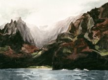 Kauai Artwork by Hawaii Artist Emily Miller - Na Pali Mist