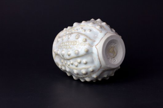 Urchin Cup - White Peaches, Urchin Bowls -  artwork by Emily Miller