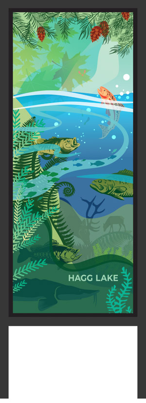  Elks, Wonder Windows -  artwork by Emily Miller