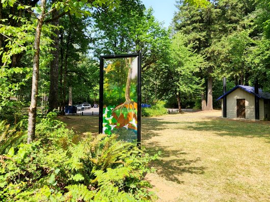  Scoggins Creek, Wonder Windows -  artwork by Emily Miller