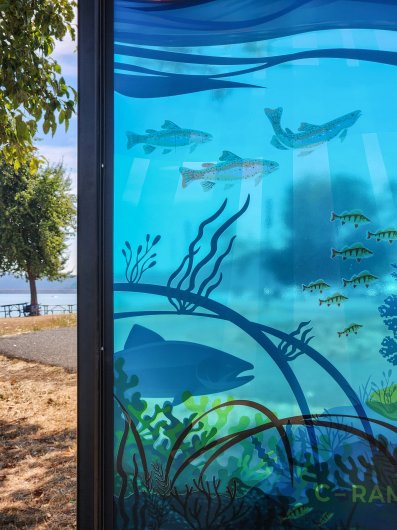  C-Ramp Pier, Wonder Windows -  artwork by Emily Miller