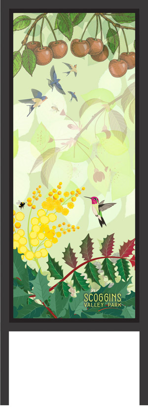  Orchard Ridge, Wonder Windows -  artwork by Emily Miller