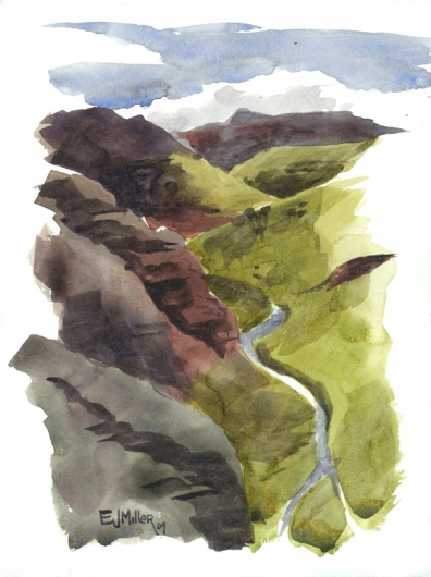 Plein Air at Waimea Canyon - Waimea River •