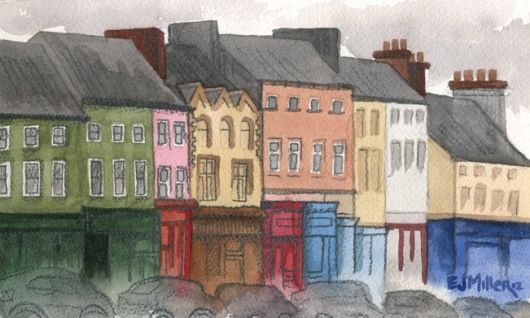 Carrickmacross, Ireland, Ireland & Europe -  artwork by Emily Miller