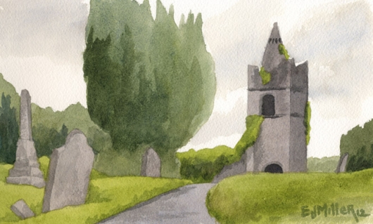 Magheross Church, Carrickmacross, Ireland, Ireland & Europe -  artwork by Emily Miller