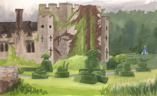 Hever Castle, England, Ireland & Europe -  artwork by Emily Miller