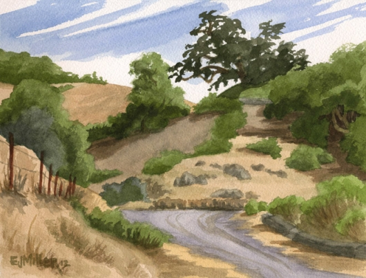 Paradise Ridge Winery, Santa Rosa, California -  artwork by Emily Miller