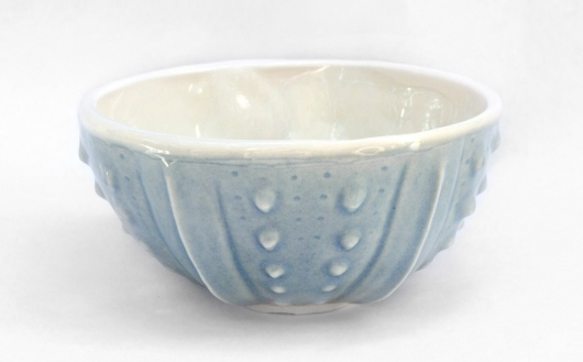 Urchin Rice Bowl - Mist, Urchin Bowls -  artwork by Emily Miller