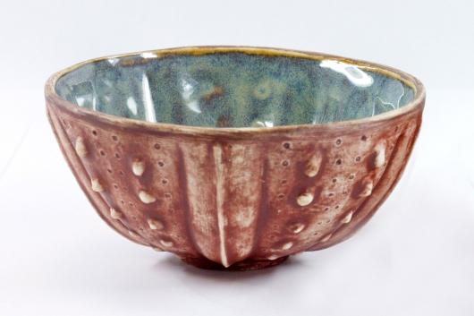 Urchin Rice Bowl - Twilight Rust, Urchin Bowls -  artwork by Emily Miller