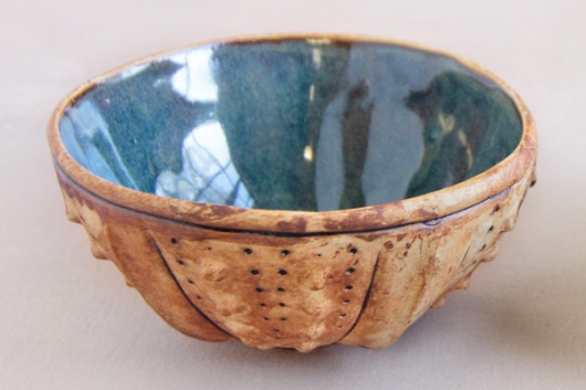 Urchin Rice Bowl - Twilight Sandstone, Urchin Bowls -  artwork by Emily Miller