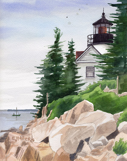 Bass Harbor Head Light, Acadia, Maine, 2015