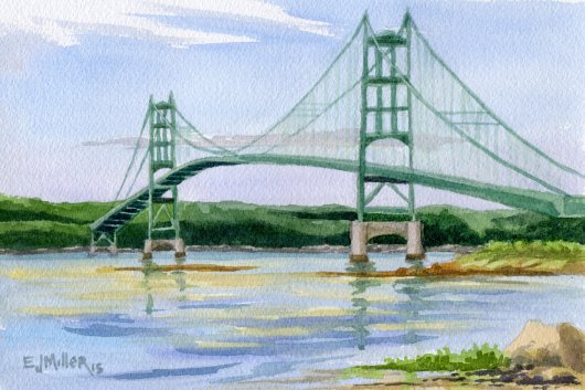 Deer Isle Bridge, Maine, 2015