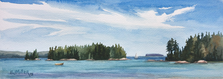 Freese Islands from Deer Isle