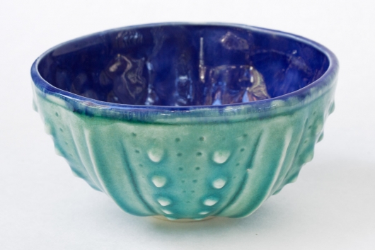 Urchin Rice Bowl - Tropic Sea, Urchin Bowls -  artwork by Emily Miller