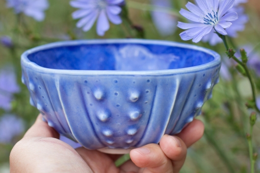  Urchin Mini Bowl - Golden Light, Urchin Bowls -  artwork by Emily Miller