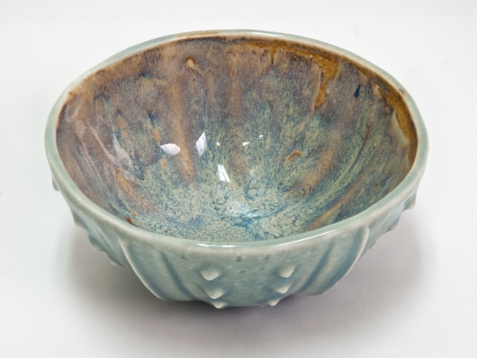 Urchin Rice Bowl - Winter 2, Urchin Bowls -  artwork by Emily Miller