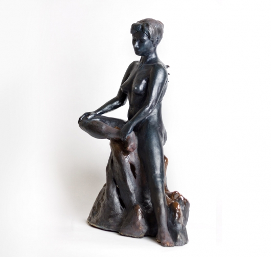  Night Sea, Ceramics - nude, sculpture, ceramics artwork by Emily Miller