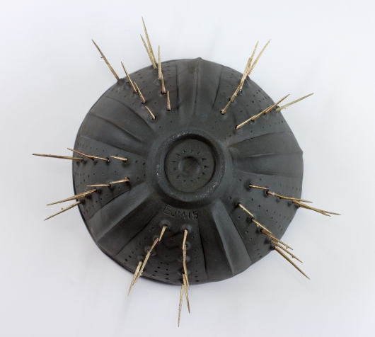  Black Spike urchin bowl, Urchin Bowls -  artwork by Emily Miller