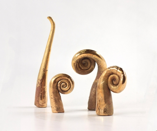 Koru, sculpture -  artwork by Emily Miller