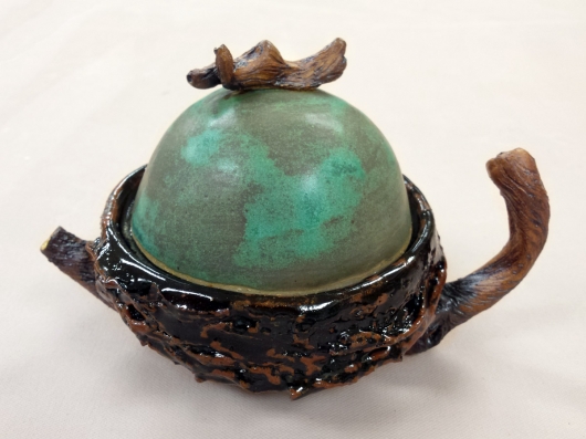 Nest Teapot, Ceramics -  artwork by Emily Miller