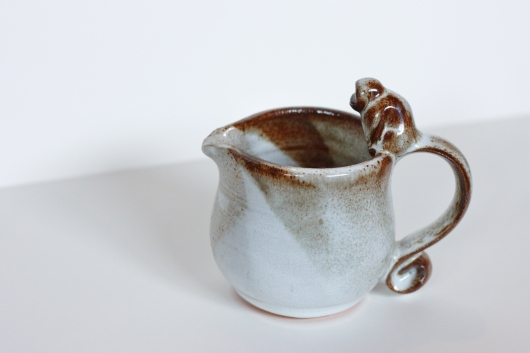 Monkey Pitcher, Ceramics -  artwork by Emily Miller