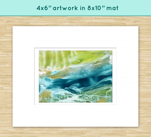  sunshine shallows, ocean -  artwork by Emily Miller