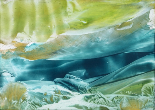 sunshine shallows, ocean -  artwork by Emily Miller