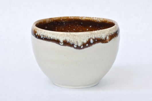 Small Bowl - latte glaze, Ceramics -  artwork by Emily Miller