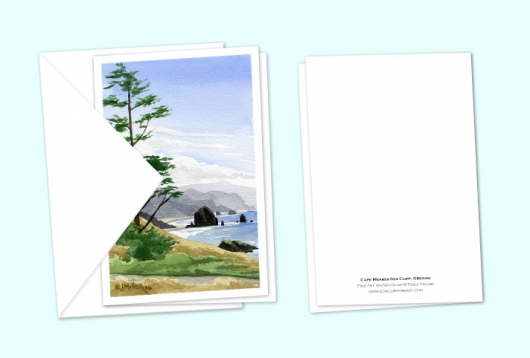  Greeting card set - Oregon, Oregon -  artwork by Emily Miller