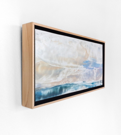  Winter Sky II, cascadia winter - abstract art, contemporary art, painting, landscape artwork by Emily Miller