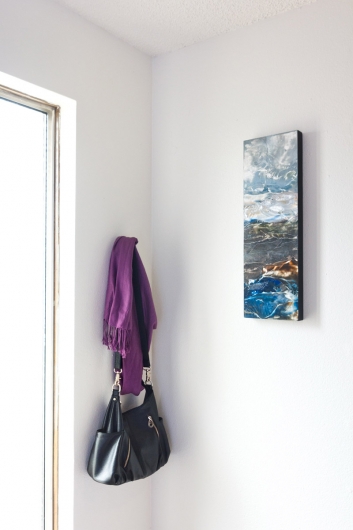  Winter Movement, cascadia winter - abstract art, contemporary art, painting artwork by Emily Miller