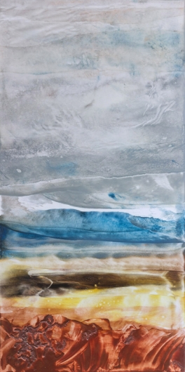 , - beach, ocean, sea, coast, na pali, napali, cliffs, coast, mountains artwork by Emily Miller