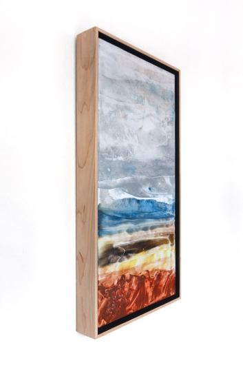, - beach, ocean, sea, coast, na pali, napali, cliffs, coast, mountains artwork by Emily Miller