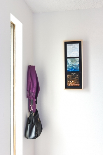  River's Edge, Winter (triptych), cascadia winter -  artwork by Emily Miller