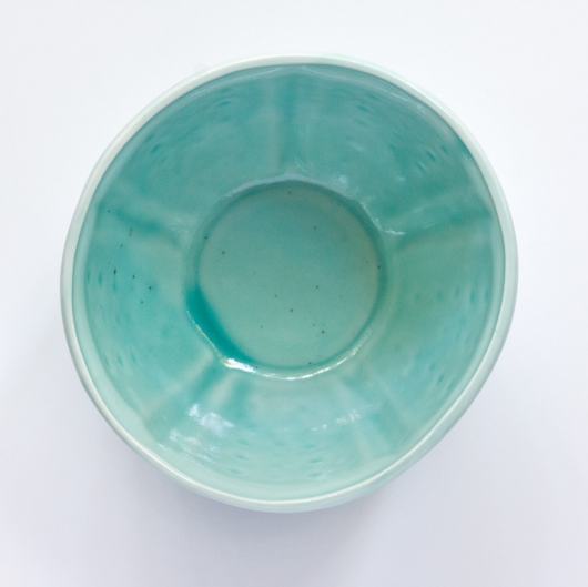  Urchin Rice Bowl - Teal Twilight, Urchin Bowls -  artwork by Emily Miller