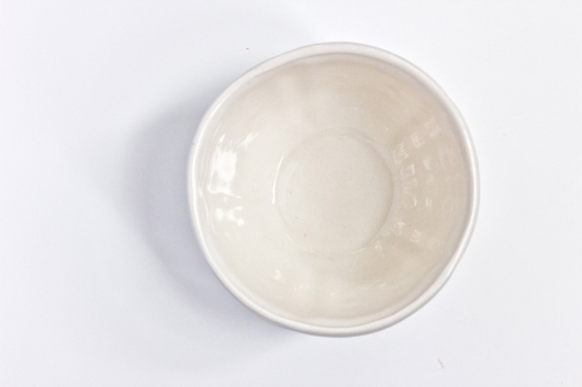  Urchin Soup Bowl - White, Urchin Bowls -  artwork by Emily Miller