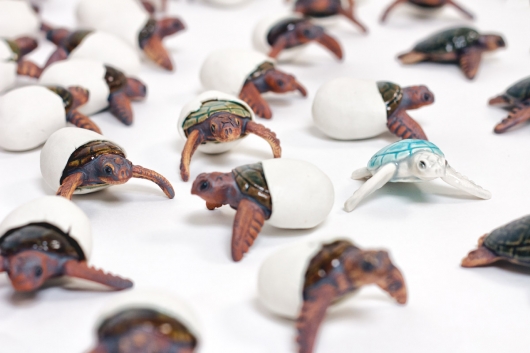  Hatching Turtle, Menagerie -  artwork by Emily Miller