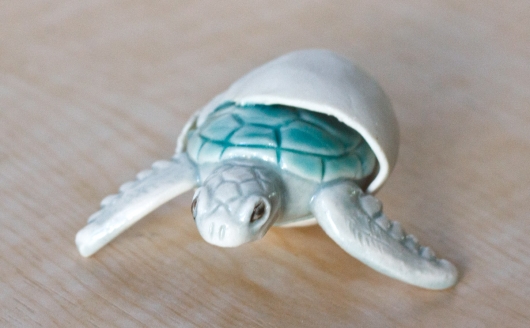  Hatching Turtle, Menagerie -  artwork by Emily Miller