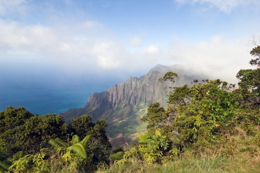 Kalalau Valley,  -  artwork by Emily Miller