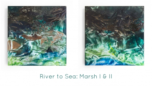  River to Sea: Marsh II, River to Sea -  artwork by Emily Miller