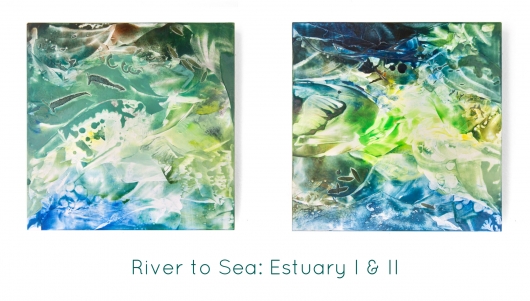  River to Sea: Estuary II, River to Sea -  artwork by Emily Miller