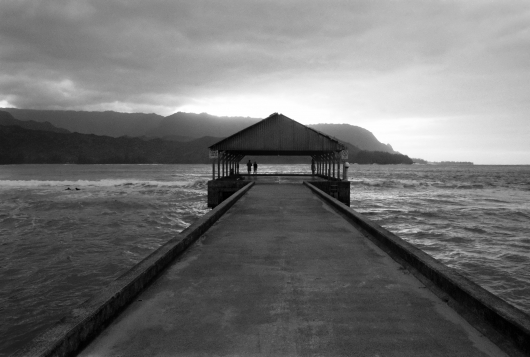 Winter Sunset, Hanalei Pier