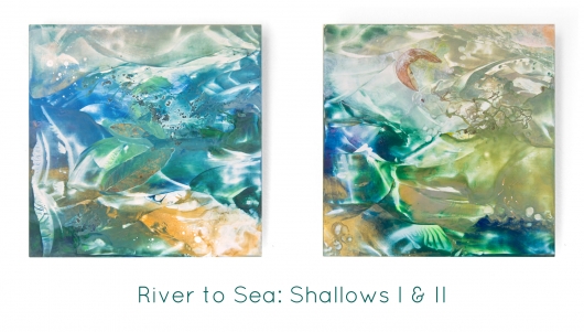  River to Sea: Shallows II, River to Sea -  artwork by Emily Miller